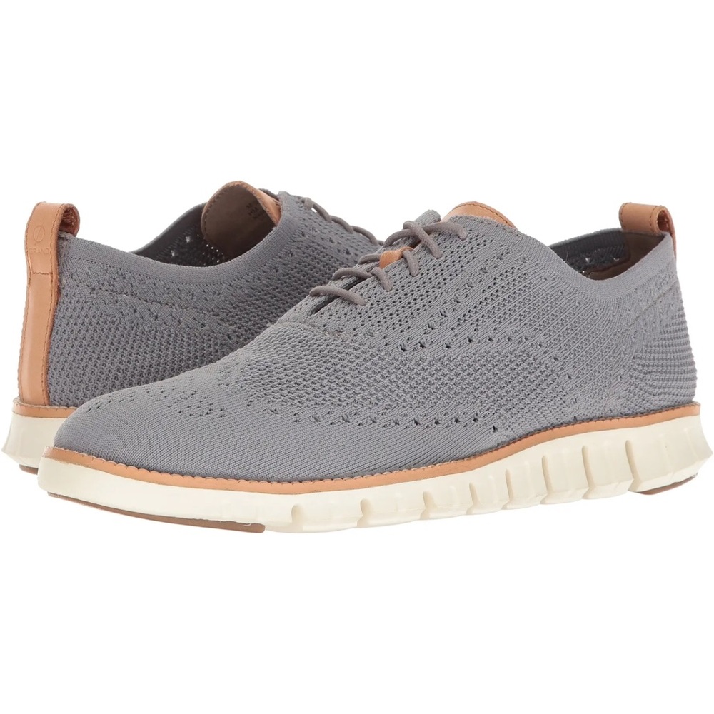 Cole Haan ZeroGrand Stitchlite Oxford Gray Sneakers Men’s Size 10.5M